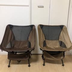 アウトドアチェア　折りたたみ　2脚セットのサムネイル