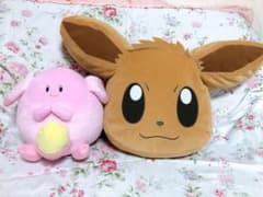 포켓몬 이브이 피츄 럭키 봉제인형 & 쿠션