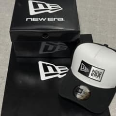 NEW ERA キャップ ブラック ホワイト メッシュのサムネイル