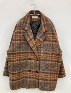 チェック柄ダブルブレストジャケットのサムネイル