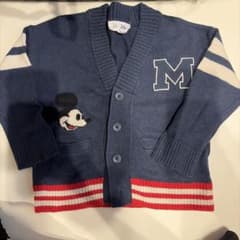Baby GAP Disney ミッキー カーディガン ネイビーのサムネイル
