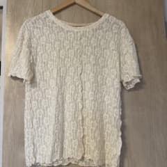 CIAOPANIC TYPY Lace Short-Sleeve Cut and Sew Pullover F