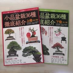 2冊セット 小品盆栽36種 徹底紹介 上巻・下巻 - メルカリ
