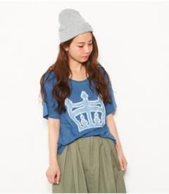 Tシャツ ロゴ デニム生地のサムネイル