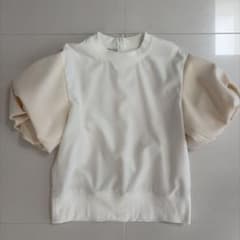 sacai パフスリーブプルオーバーブラウス sacai パフスリーブプルオーバーブラウス - メルカリ