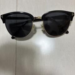最終値下 TOM FORD サングラス サーモント型 ブラック ゴールド - メルカリ
