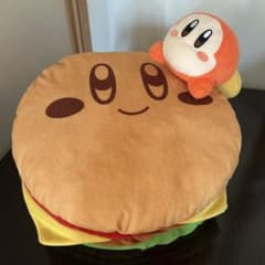 별의 커비 햄버거 쿠션 마스코트 포함