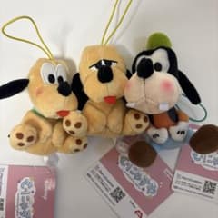 ディズニー むにゃすや マスコット ぬいぐるみ グーフィー&プルートセットのサムネイル