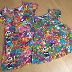 グラグラ　ワンピース　90&120 姉妹　オソロ　バナバナのサムネイル