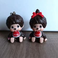 Monchhichi モンチッチ めじるしアクセサリー 2個セットのサムネイル