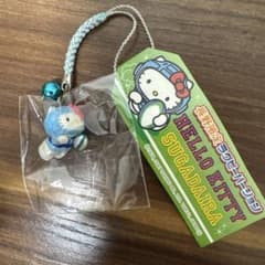 キティちゃん 根付け 長野限定 ラグビーバージョン SUGADAIRA