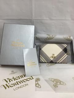 U-2215】Vivienne Westwood 三つ折り財布 チェック柄 - メルカリ