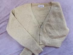 LILY BROWN ゴールドカーディガン2025福袋