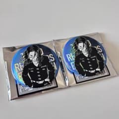 台湾高雄 東京リベンジャーズ 最後の世界線 限定水玉缶バッジ*2 場地