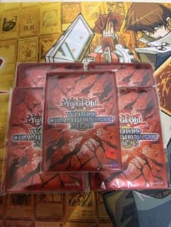 遊戯王 WCS 2023 スリーブ 50枚 (10枚×5) 赤 未開封 - メルカリ