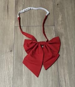 制服リボン レッド ワンタッチのサムネイル