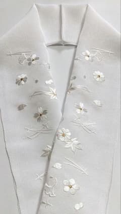 新品　半衿　絹交織のサムネイル
