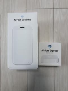 Apple AirPort Extreme & Express 2台セット Apple AirPort Extreme & Express 2台セット - メルカリ