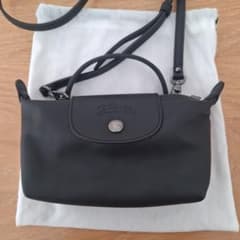 LONGCHAMP ル プリアージュ® エクストラ XSポーチ 黒 レザー - メルカリ