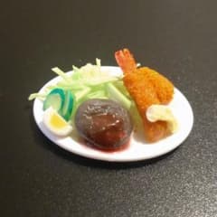ミニチュアフード 洋食プレート 1/8〜1/12スケール ハンドメイドのサムネイル