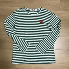 PLAY COMME des GARCONS ボーダー長袖カットソー Mのサムネイル