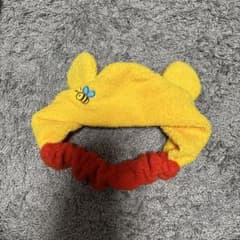 ミツバチ刺繍付きイエローフリースカチューシャのサムネイル