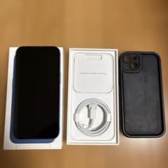 iPhone 13本体 最大容量75% SIMロックなし(ケーブル、ケース付き