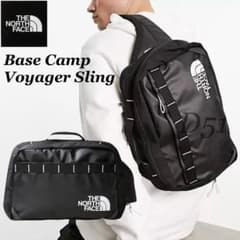 新品★ノースフェイス★ベースキャンプボイジャースリング★ブラック×ホワイト 新品☆ノースフェイス☆ベースキャンプボイジャースリング☆ブラック