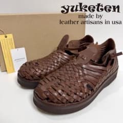YUKETEN CRUZ 6113 レザー ワラチサンダル　28cm ブラウン YUKETEN CRUZ 6113 レザー ワラチサンダル 28cm ブラウン - メルカリ