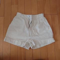 ホワイト ショートパンツ 綿100% SSサイズのサムネイル