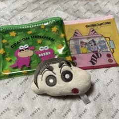 Crayon Shin-chan Flat Pouch Mascot Set