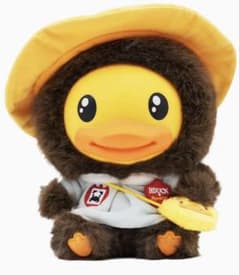 激レア　B.Duck & Monchhichi コラボぬいぐるみ　海外限定 激レア B.Duck & Monchhichi コラボぬいぐるみ 海外限定 - メルカリ