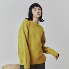 洗濯可 tk. TAKEO KIKUCHI オーバーシルエット シャギーニットのサムネイル