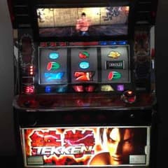 パチスロ 鉄拳 4号機 コイン不要機付きのサムネイル