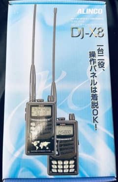 アルインコDJ-x8未使用美品広帯域受信機のサムネイル