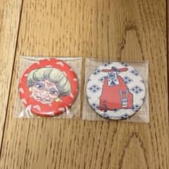 Limited edition Spirited Away pin badge set (2 badges) from the Toshio Suzuki and Ghibli Exhibition.