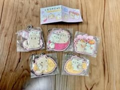 となりのにゃんこ ぷっくりラバーマスコット 全5種セットのサムネイル