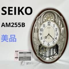 【新品】SEIKO セイコー 電波掛時計 AM255B からくり時計 美品】 SEIKO セイコー 電波掛時計 からくり時計 AM255B - メルカリ