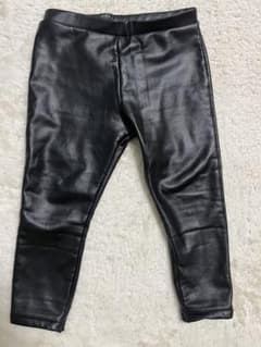 zaraキッズ　レザー風レギンスのサムネイル