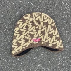 00s vintage テック ニット帽 ビーニー Y2K