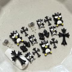 Immediate purchase OK. Badtz-Maru Nail Art Parts Set