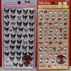 サンリオ ボンボンドロップシール ミニ ハローキティ クロミのサムネイル