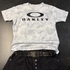 00s oakley logo tee archive y2k 迷彩 c-boy - メルカリ