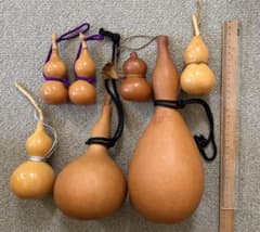 天然素材 ひょうたん 6個セット 置物 縁起物のサムネイル