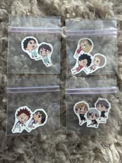 ハイキューカフェ　ステッカー　青葉城西　音駒　白鳥沢　稲荷崎のサムネイル