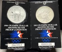k*h様 ロサンゼルスオリンピック記念銀貨 2枚セット k*h様 ロサンゼルスオリンピック記念銀貨 2枚セット - メルカリ