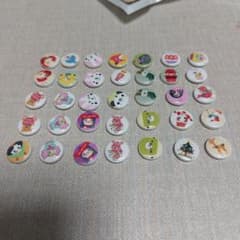 ●まとめ売り●木製ボタン カラフル柄35個セットのサムネイル