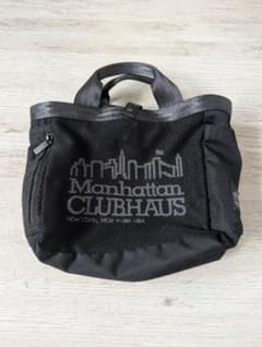 Manhattan CLUBHAUS ゴルフバッグ 黒 カートバッグ 中古 美品のサムネイル