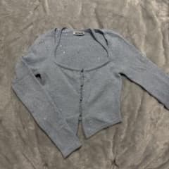 NOTAWEAR クロップドニット　カーディガン　 長袖　グランジのサムネイル