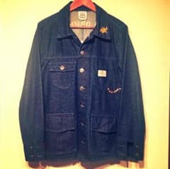 PUNK DRUNKERS デニムカバーオールのサムネイル